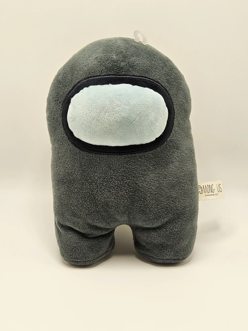 Among Us Plush Crewmate - Dark Gray with Light Blue Visor